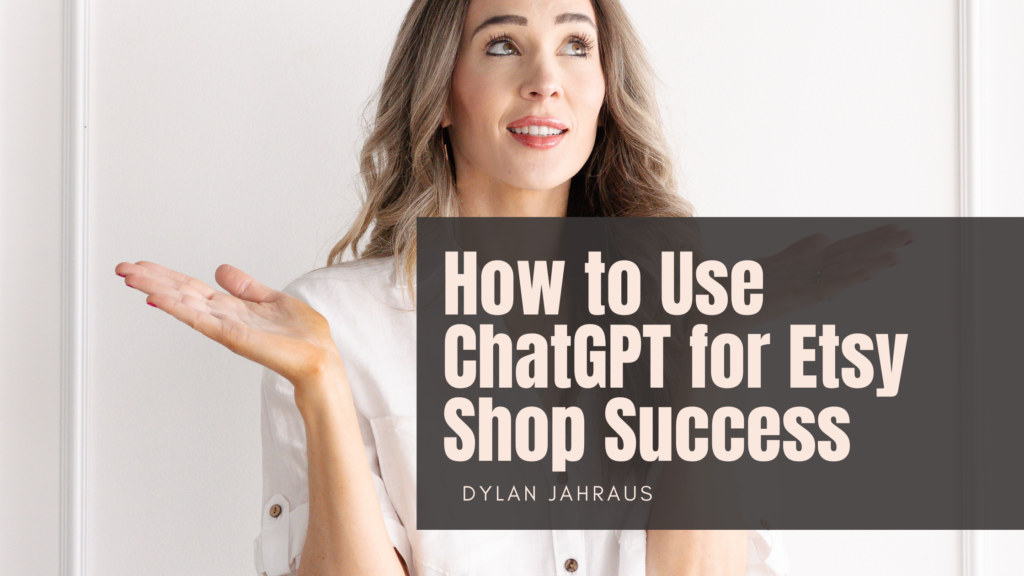 Use ChatGPT for Etsy Shop