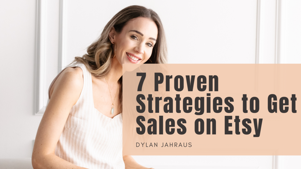 get sales on etsy with dylan jahraus reviews